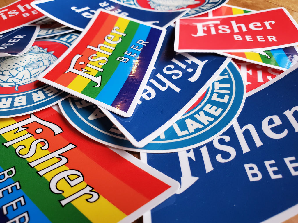 Fisher Stickers | Fisher Brewing Company
