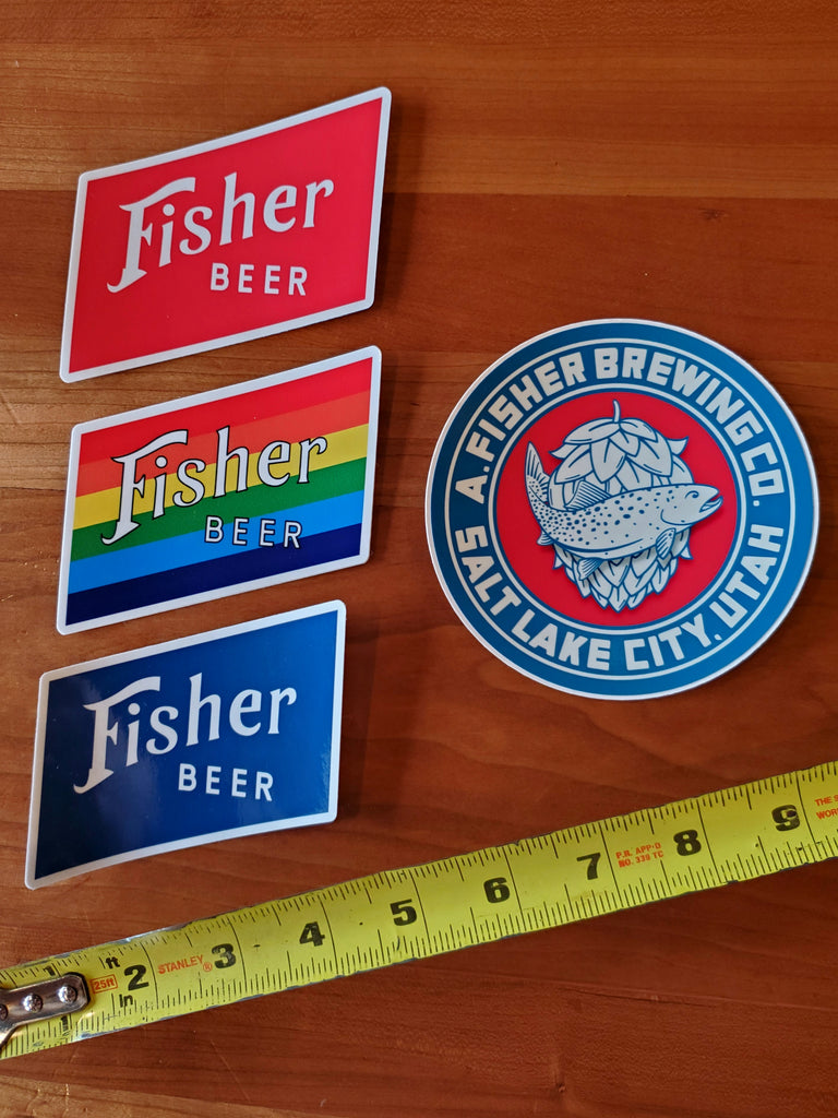 Fisher Stickers | Fisher Brewing Company